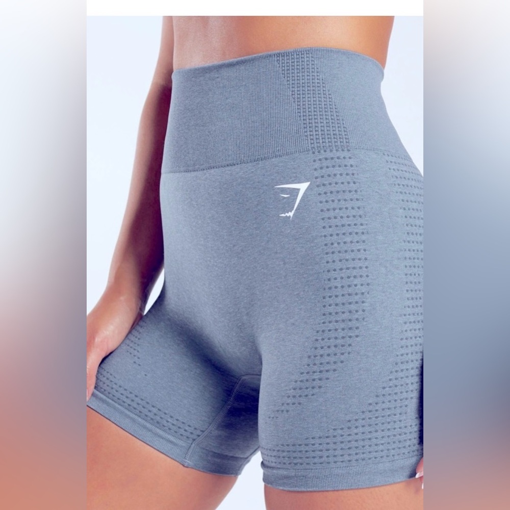 Gymshark Vital Seamless Shorts Size Small Blue